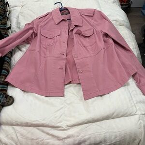 Torrid Pink Utility Jacket for Women